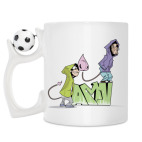 Кружка с футбольным мячиком