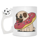 Кружка с футбольным мячиком