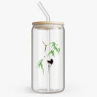 Банка с бамбуковой крышкой