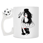 Кружка с футбольным мячиком