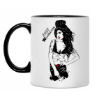 Кружка двухцветная