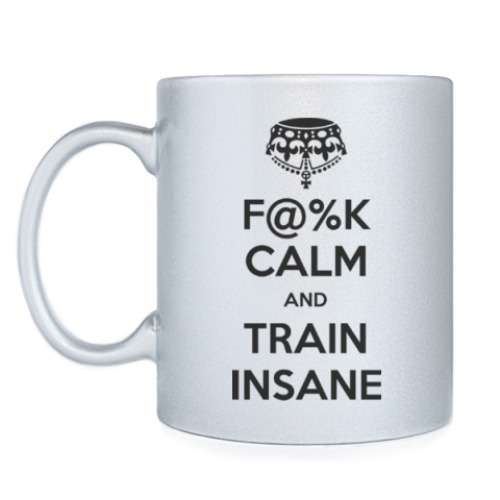 Кружка с принтом Train insane