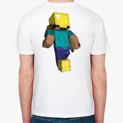 Футболка с принтом Minecraft мир: Нуб