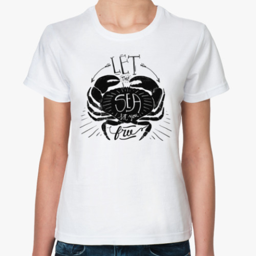 Классическая футболка Морской краб