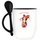 Кружка с ложкой