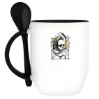 Кружка с ложкой