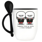 Кружка с ложкой