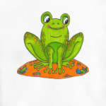 Лягушка на островке