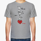 Классическая футболка Береги любовь