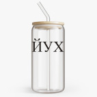 Банка с бамбуковой крышкой