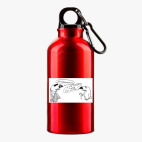 Металлическая бутылка 400 мл UV-DTF