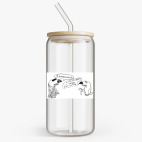 Банка с бамбуковой крышкой