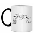 Кружка двухцветная