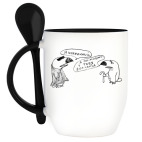 Кружка с ложкой