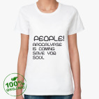 Женская футболка органик