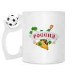 Кружка с футбольным мячиком