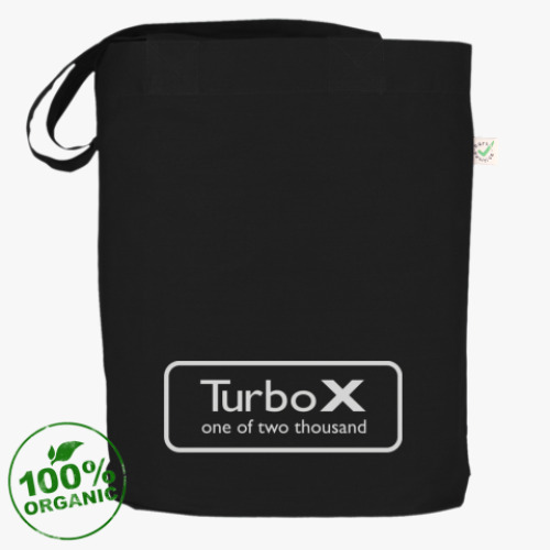 Сумка шоппер с принтом Turbo-X
