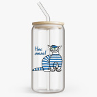 Банка с бамбуковой крышкой