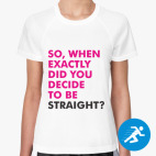 Женская спортивная футболка