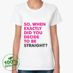 Женская футболка органик