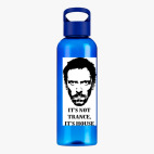 Прозрачная спортивная бутылка