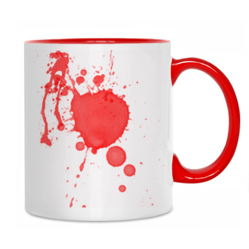 Кружка с принтом Вампир