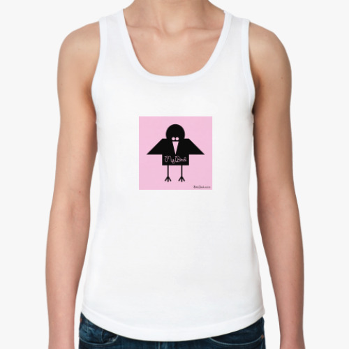 Женская майка с принтом Моя птичка