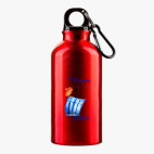 Металлическая бутылка 400 мл UV-DTF