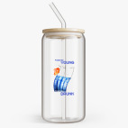 Банка с бамбуковой крышкой