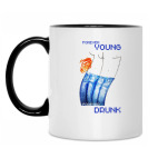 Кружка двухцветная