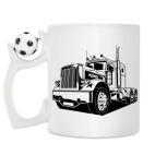 Кружка с футбольным мячиком