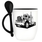 Кружка с ложкой