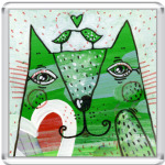  Зеленый котик