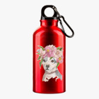 Металлическая бутылка 400 мл UV-DTF