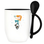 Кружка с ложкой