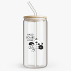 Банка с бамбуковой крышкой