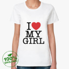 Женская футболка органик