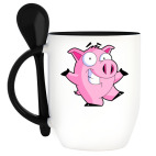 Кружка с ложкой