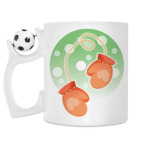 Кружка с футбольным мячиком