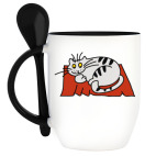 Кружка с ложкой