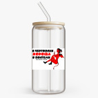 Банка с бамбуковой крышкой