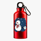 Металлическая бутылка 400 мл UV-DTF