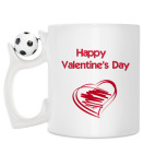 Кружка с футбольным мячиком