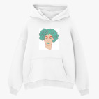 Толстовка худи оверсайз