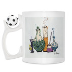 Кружка с футбольным мячиком