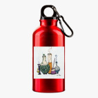 Металлическая бутылка 400 мл UV-DTF