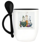 Кружка с ложкой