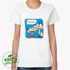 Женская футболка органик
