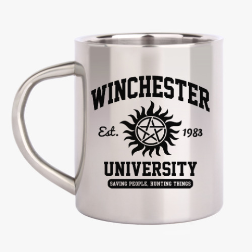Кружка металлическая Winchester University