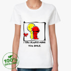 Женская футболка органик